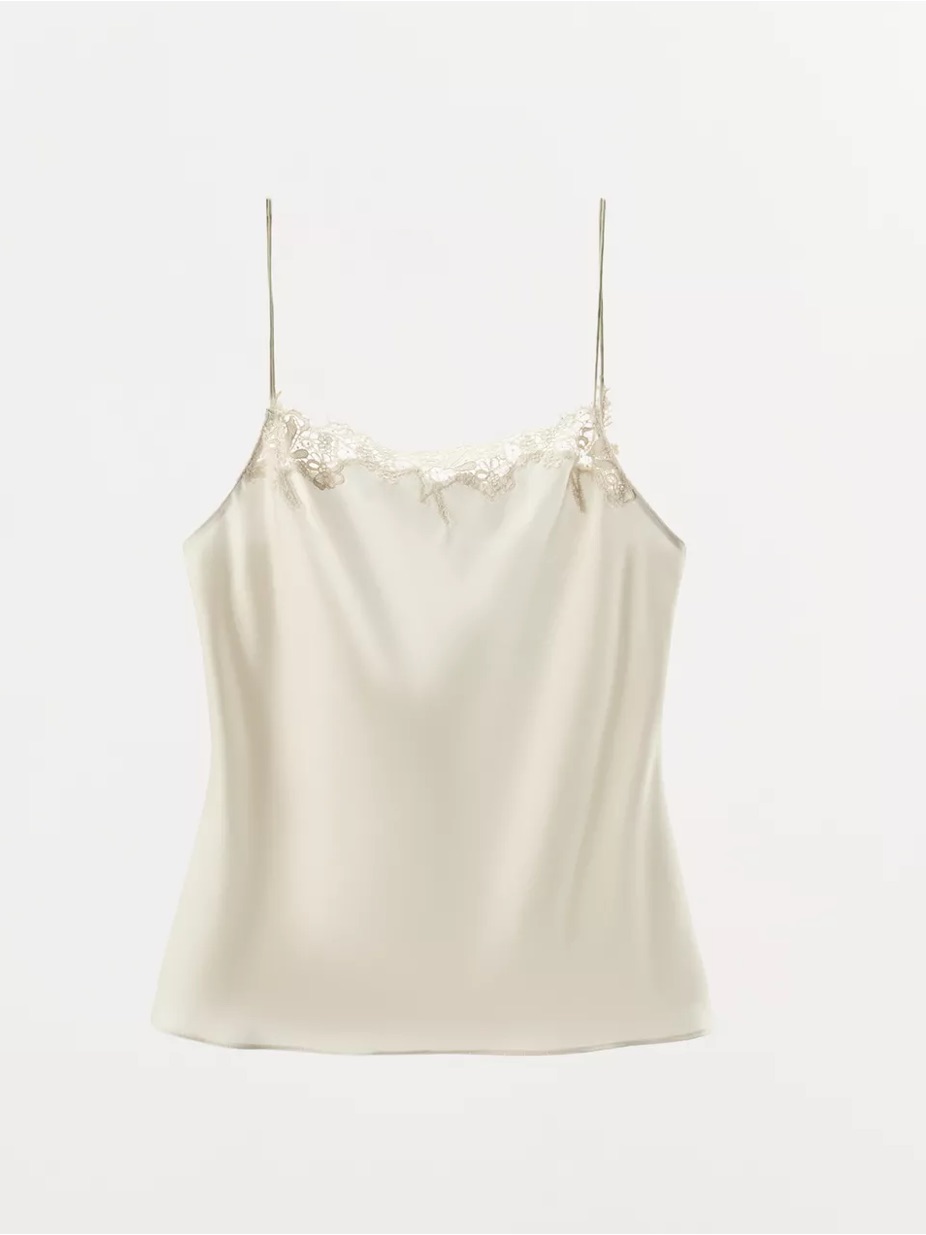 Zara Satin Lace Camisole